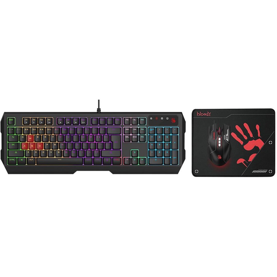 Bloody Keyboard B1700 NEON Gaming Desktop Mouse Black Bloody Keyboard B1700 NEON Gaming Desktop Mouse Black